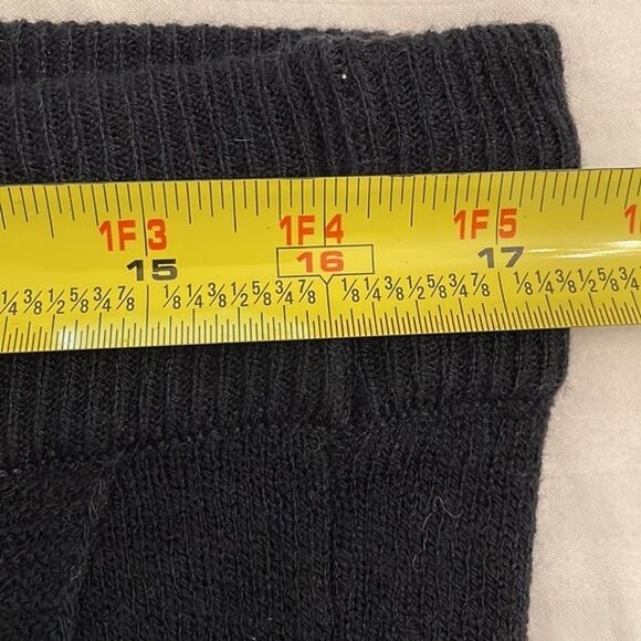 True Craft Black Knit Jogger Pants Leggings Womens Size Medium - Picture 6 of 11